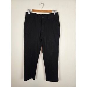 I Love Ugly Mens Black Chino Pants Regular Fit Cotton Stretch Trousers Size S